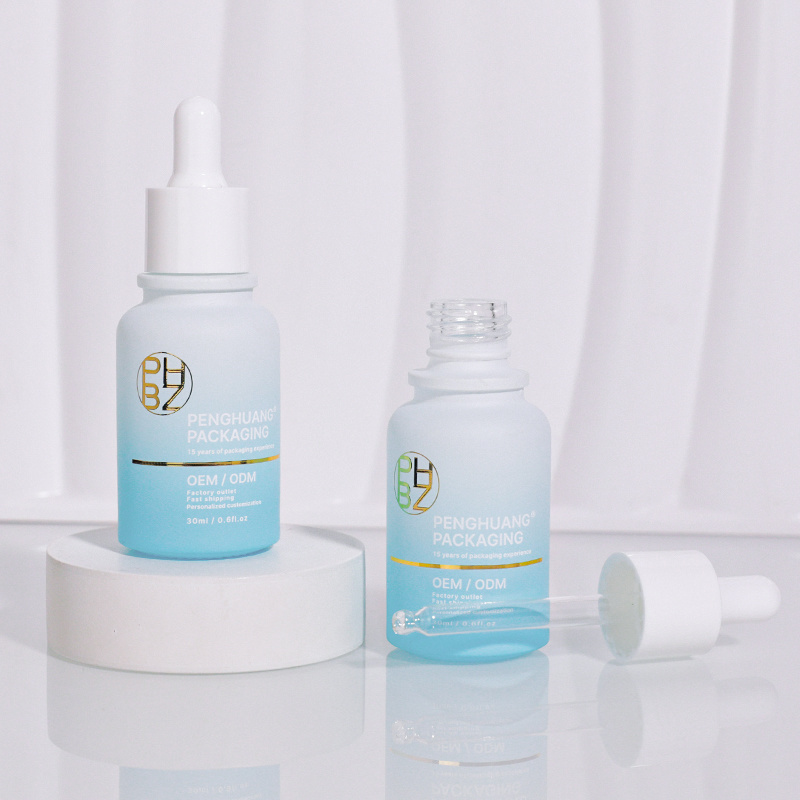 Cosmetic packaging — High Quality 1oz 30ml White Matte Glass Serum Bottle for Skin Care Hair Oil Cream Essential Oils Empty Glass Dropper Bottle (3)