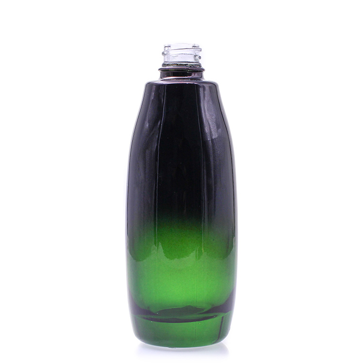 Cosmetic packaging — custom skincare packaging of cosmetic glass green lotion bottle hot sell (4)