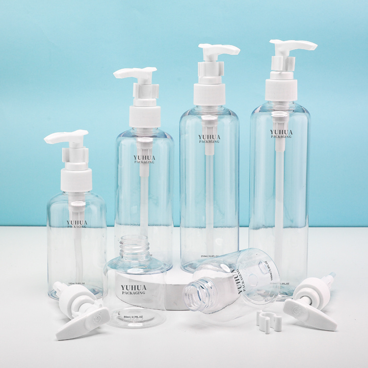 Cosmetic packaging — High Quality Skincare Cosmetic Packaging Toner Body Lotion Bottle Shower Gel 250ml 300ml Plastic Lotion Bottle (2)