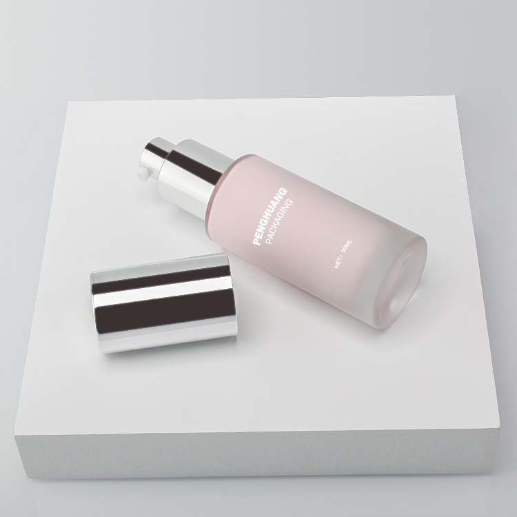 Cosmetic packaging — Transparent Glass Cosmetic Packaging Pump Bottle 30ml Cylindric Empty Essential Oil Bottle with Dropper (5)