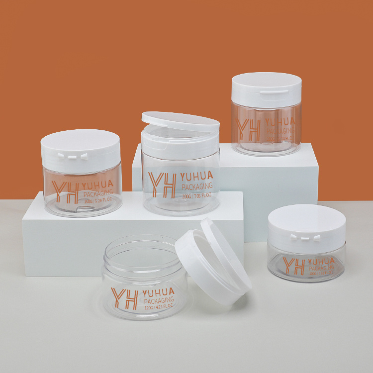 Cosmetic packaging — 200ml PET Jars Environmentally Friendly Plastic Pet Jar Empty Packaging Cosmetic Jar Cream Containers Containerized (5)