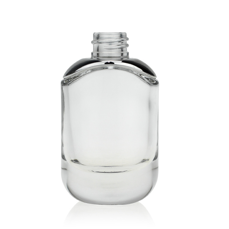 Cosmetic packaging — 30ml unique shape silver uv shoulder cosmetic serum pump dropper bottle (4)