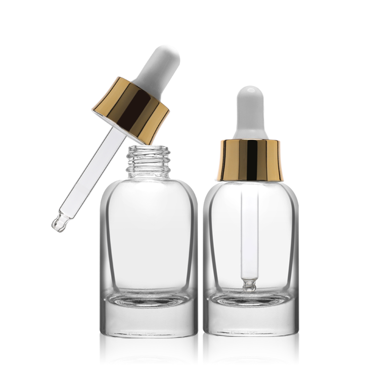 Cosmetic packaging — Factory clear 30ML Empty Essence Bottle Cosmetic Skincare Serum Bottle Dropper Packaging for Serum Liquid (2)