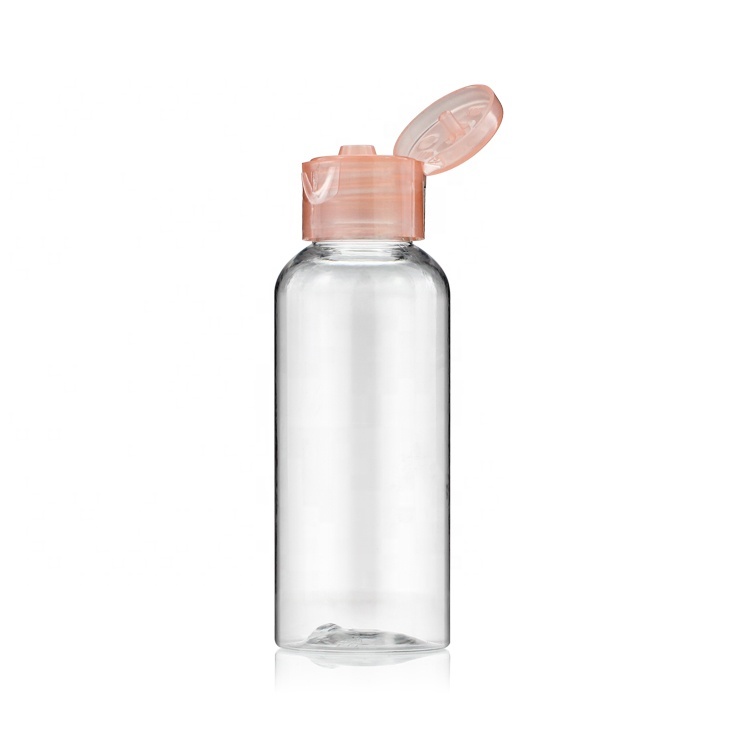 Cosmetic packaging — High-quality transparent 60ml Empty Plastic spray bottle  sanitizer bottle with flip top cap PET cosmetic bottle manufacturer (2)