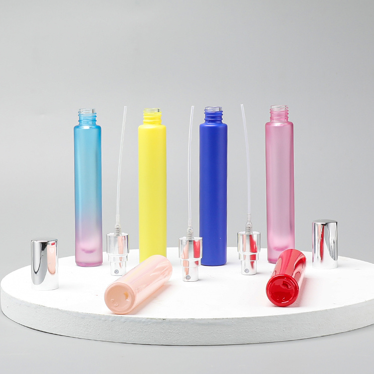 Cosmetic packaging — 10ml Mini Long Empty Round Personal Sample Perfume Oil Glass Bottle Spray (5)