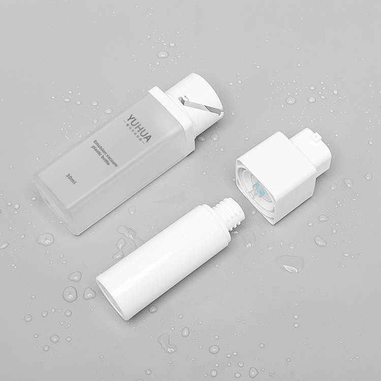 Cosmetic packaging — 15ml 30ml 50ml eco friendly skincare packaging vacuum pump sprayer bottle for sensitive skin care recycled plastic PET bottle (5)