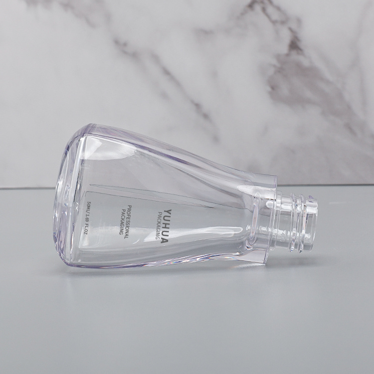 Cosmetic packaging — Custom Wholesale Color Hair Oil Bottles 50ml Pump PETG Plastic Bottle for Lotion Hair Serum Bottle Packaging (3)