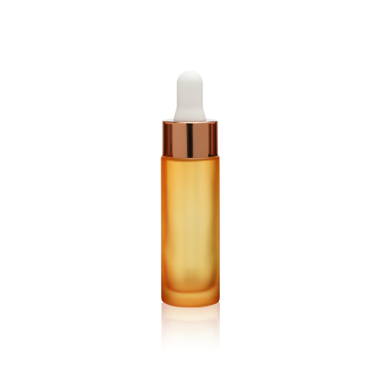 Cosmetic packaging — Unique colorful 15ml  serum  glass dropper bottle for  essence glass dropper bottles clear skin care cosmetic packaging (5)