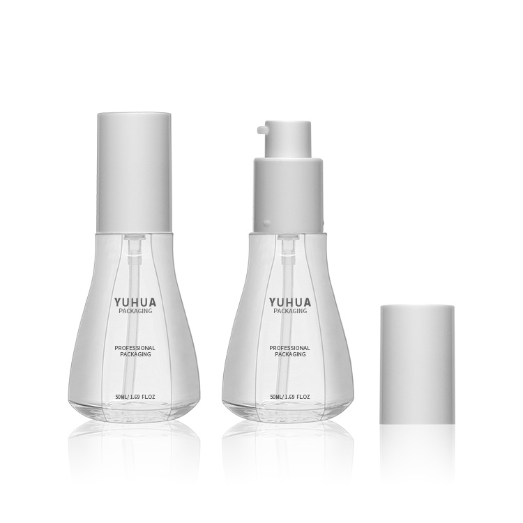 Cosmetic packaging — Custom Wholesale Color Hair Oil Bottles 50ml Pump PETG Plastic Bottle for Lotion Hair Serum Bottle Packaging (5)