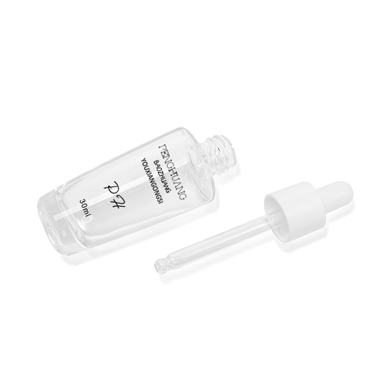 Cosmetic packaging — Customer design 30ml 40ml 1oz special shape with white plastic dropper (4)