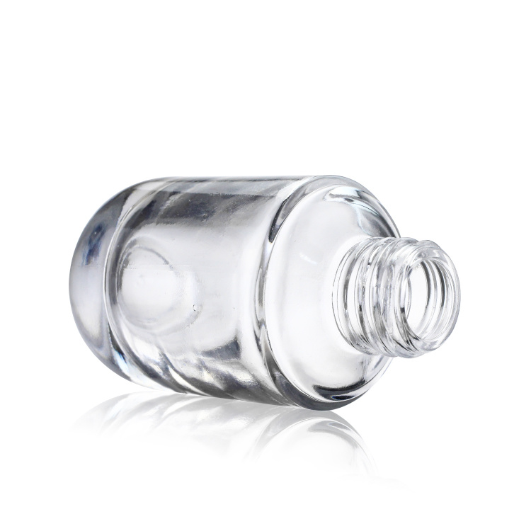 Cosmetic packaging — Bottles Foundation Bottle Pump 30ml Empty Glass with Plastic Glass Products Pump with Cap,pump Sprayer Cosmetic Black Cap CN;GUA (5)