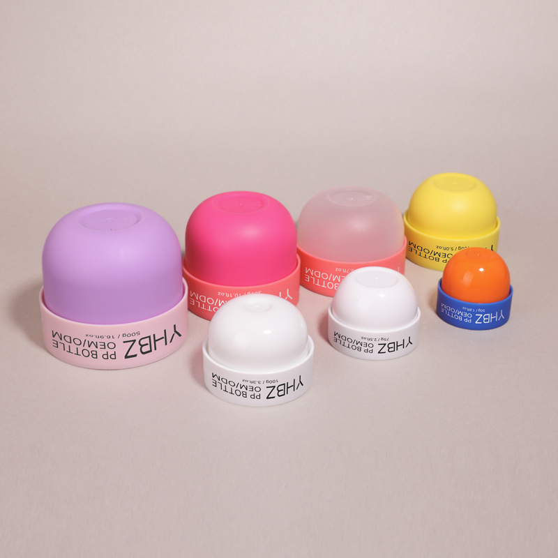 Cosmetic packaging — PP Cosmetic Jars 50g-500g 300g Body Butter Jars with Screw Top Lid 150ml Refillable Skincare Packaging for Face Cream Eye Cream (4)