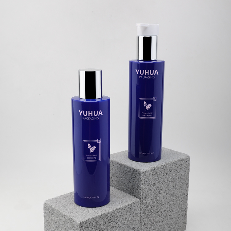 Cosmetic packaging — Support Customization Empty Fine Mist PET 200ml Blue Cosmetic Bottles Makeup Setting Spray Bottle Custom Plastic Bottle (5)