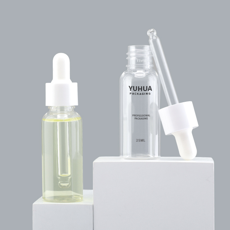 Cosmetic packaging — Wholesale 25ML Plastic Dropper Bottle For Skin Care Serum Dropper Cap Essential Oil Dropper Bottles (4)