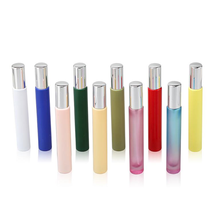 Cosmetic packaging — 10ml Mini Long Empty Round Personal Sample Perfume Oil Glass Bottle Spray (3)