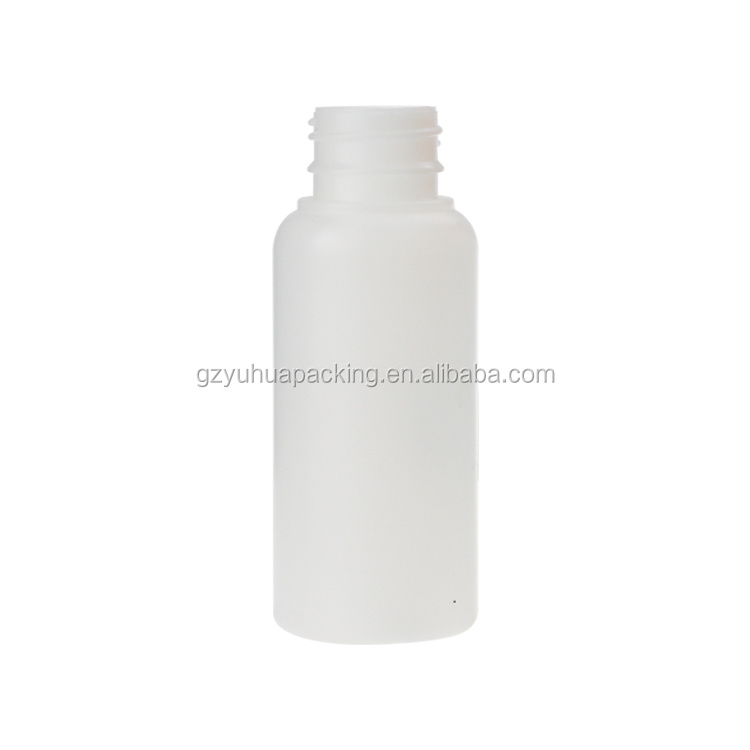 Cosmetic packaging — 100ml Empty White Plastic  Plastic Bottle with Screw Cap (3)