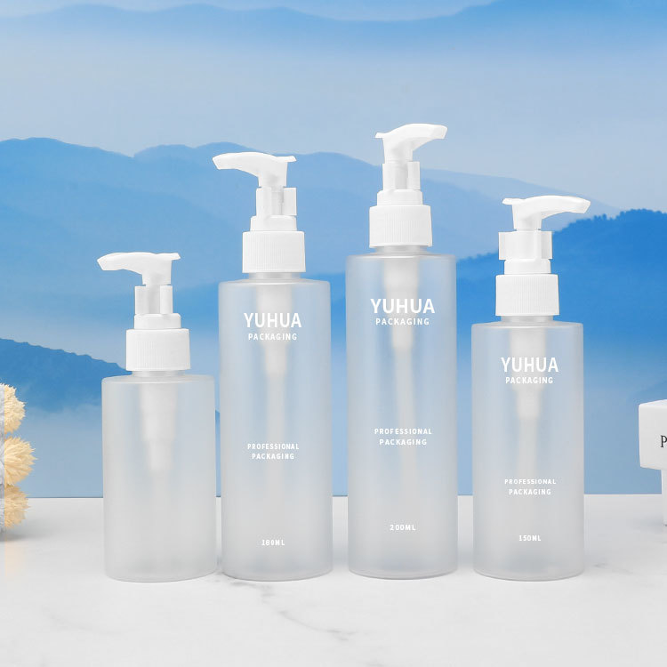 Cosmetic packaging — Biodegradable PET Plastic Lotion Pump Bottle 120ml 150ml 180ml 200ml for Shampoo Facial Cleanser (2)