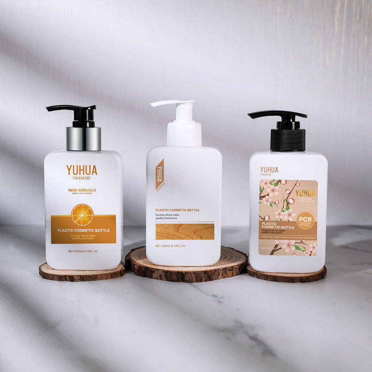 Cosmetic packaging — Custom 200ml Skincare Packaging Plastic Foaming Pump Bottle Sprayer Bottle Personal Care Hand Washing Shampoo Bottles (2)