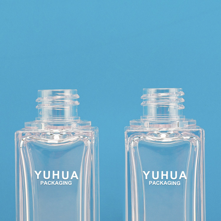 Cosmetic packaging — Custom luxury 50ml transparent essential oil plastic dropper bottle face skincare packaging cosmetic hair serum bottle (5)