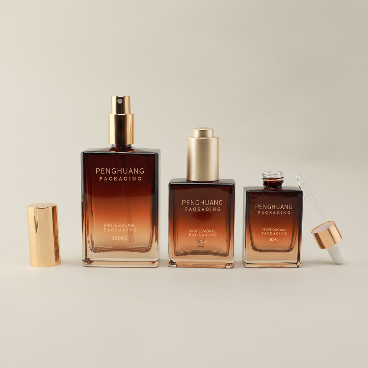 Cosmetic packaging — Hot Selling Wholesale Price Skin Care Serum Bottle 15ml 30ml 50ml Amber Glass Dropper Bottle in Stock (3)