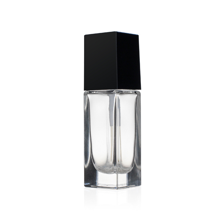 Cosmetic packaging — Wholesale cosmetic packaging 15ml 20ml 30ml 40ml  clear empty serum lotion foundation glass bottle with pump (3)
