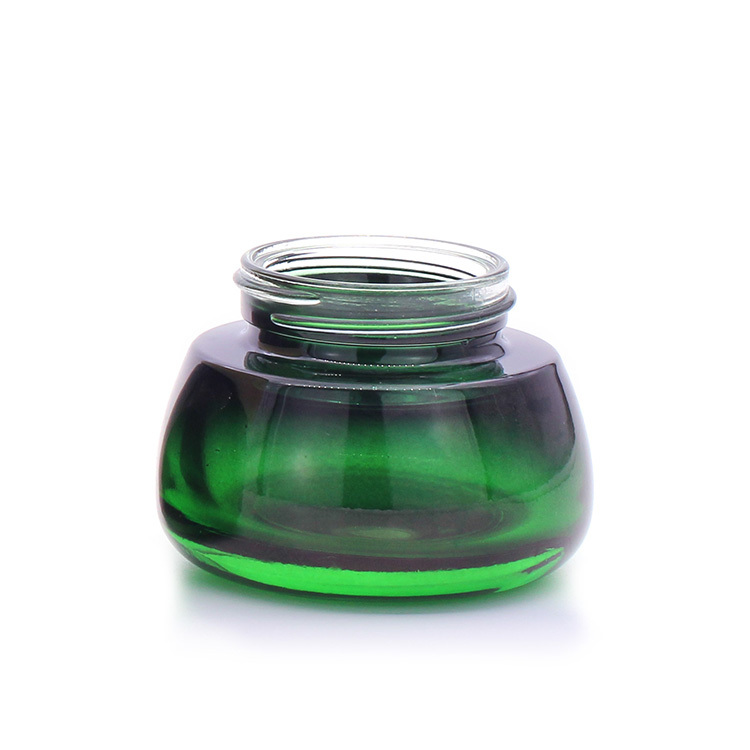 Cosmetic packaging — custom skincare packaging of cosmetic glass green lotion bottle hot sell (6)