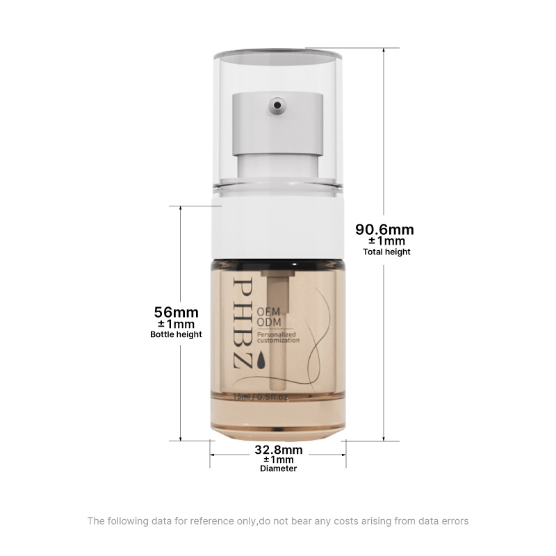 Cosmetic packaging — Colorful 15ml/0.5oz Cosmetic Packaging Glass Serum Lotion Bottle with Empty Pump Foundation Glass Bottle Pump (6)