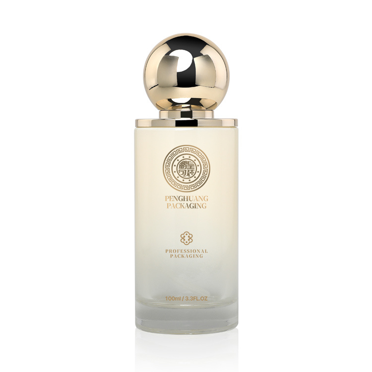 Cosmetic packaging — Moisturizing Skin Care Lotion Glass Toner Bottle Facial Cleanser Pump Bottle 100ml 120ml 150ml Glass Lotion Bottle Packaging (2)