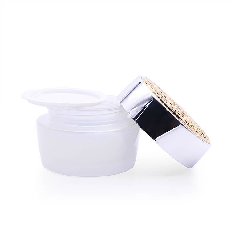 Cosmetic packaging — Glass jar  50g Custom Color Electroplating Face Cream Jars Container Cosmetic Packaging Set for Skin Jar (6)