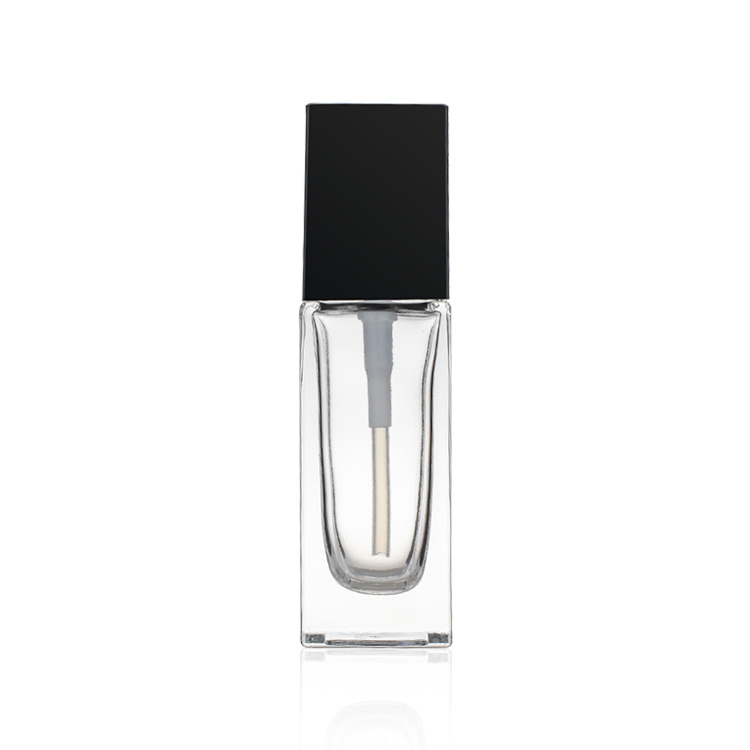 Cosmetic packaging — Wholesale cosmetic packaging 15ml 20ml 30ml 40ml  clear empty serum lotion foundation glass bottle with pump (2)