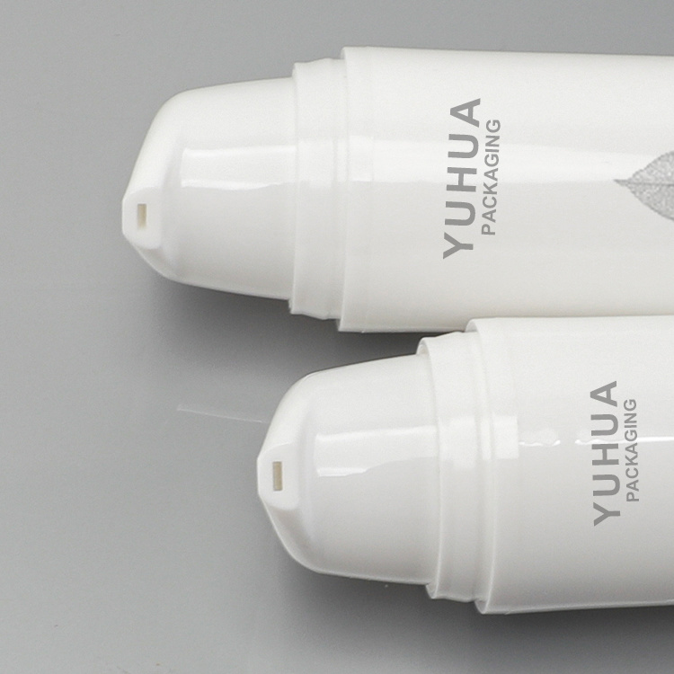 Cosmetic packaging — Customized Eco-Friendly White 15ml 30ml 50ml Refillable PP Plastic Airless Pump Bottle Screen Printed for Face Cream Sunscreen (5)