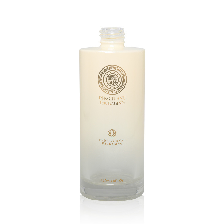 Cosmetic packaging — Moisturizing Skin Care Lotion Glass Toner Bottle Facial Cleanser Pump Bottle 100ml 120ml 150ml Glass Lotion Bottle Packaging (3)