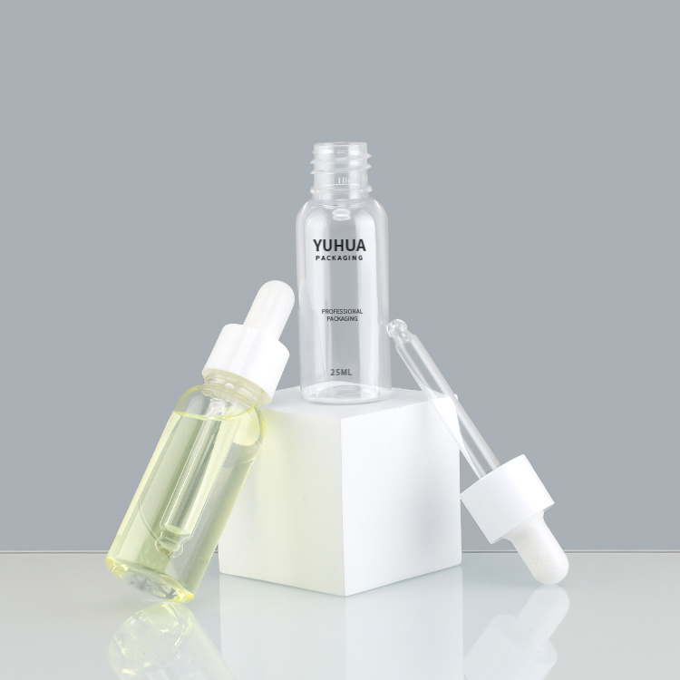 Cosmetic packaging — Wholesale 25ML Plastic Dropper Bottle For Skin Care Serum Dropper Cap Essential Oil Dropper Bottles (3)