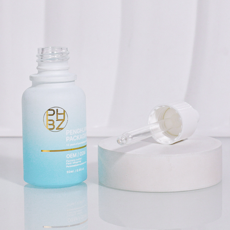 Cosmetic packaging — High Quality 1oz 30ml White Matte Glass Serum Bottle for Skin Care Hair Oil Cream Essential Oils Empty Glass Dropper Bottle (5)