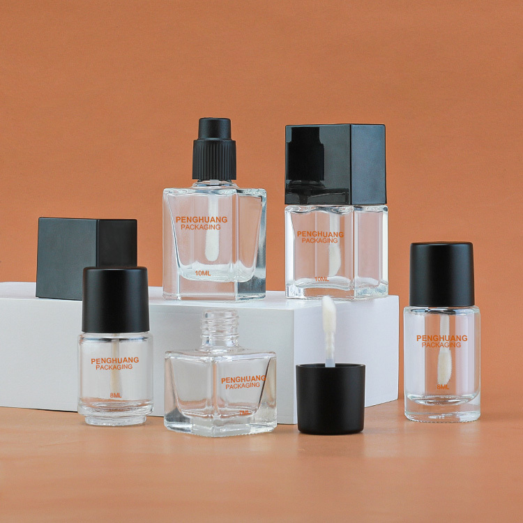 Cosmetic packaging — New hot style transparent 7ml 8ml 10ml lip glaze gloss bottle free sample empty Lip gloss tube liquid lipstick packaging (3)
