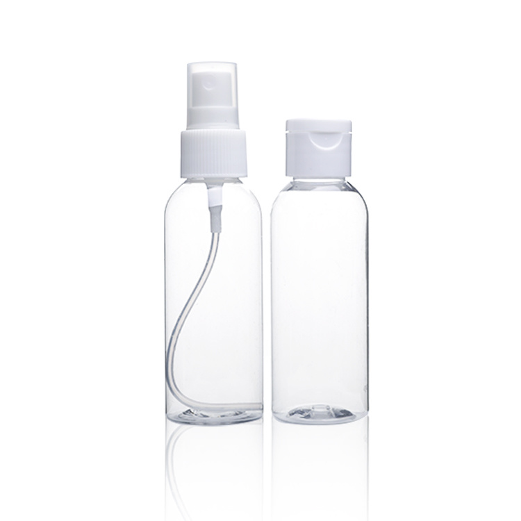 Cosmetic packaging — High-quality 100ml Empty Plastic Bottles on Sale Personal Care Sanitizer PET Bottle OEM Customized Clear Plastic Bolltes 50ml (5)