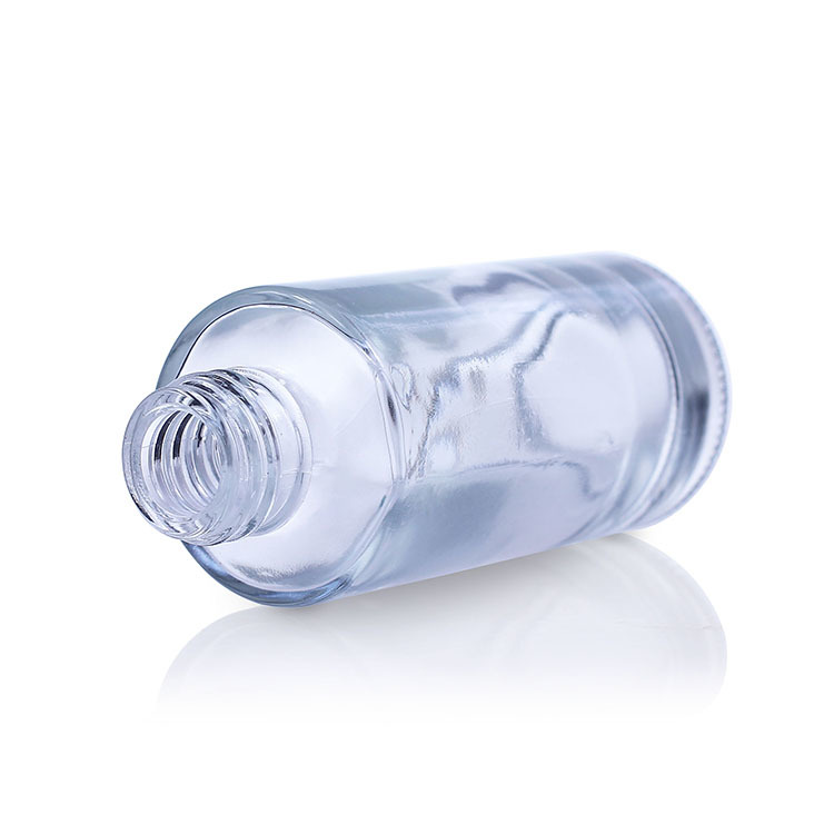 Cosmetic packaging — Luxury Cosmetics Packaging Round Custom Unique Shape Glass Cosmetics Empty Liquid Foundation Bottle 30ml (5)