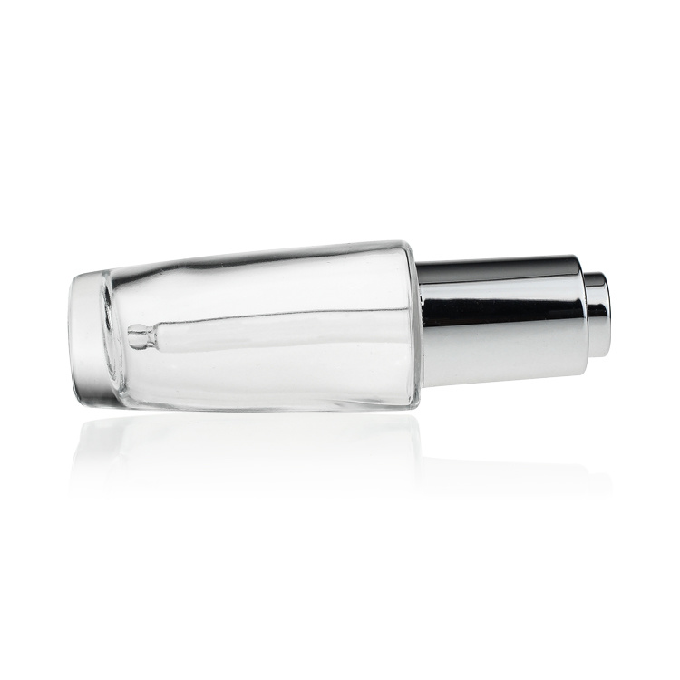 Cosmetic packaging — Round Clear Massage Oil Glass Dropper Bottles 40ml Serum Bottle Glass Cosmetic Bottles For Serum (2)