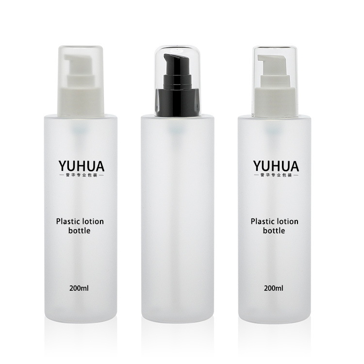 Cosmetic packaging — Frosted Custom 40ml 50ml 60ml 100ml 130ml 150ml 200ml Cleanser Golden Black White Pump PCR PET Bottles (4)