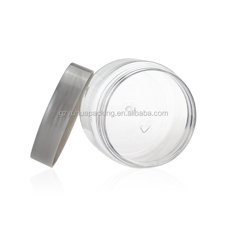 Cosmetic packaging — 120ml transperate  pet cream and food jar can (4)
