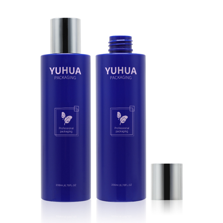 Cosmetic packaging — High Quality Empty Fine Mist PET 200ml Black Blue Plastic Lotion Bottle Makeup Setting Spray Bottle Recycled Cosmetic Packaging (3)