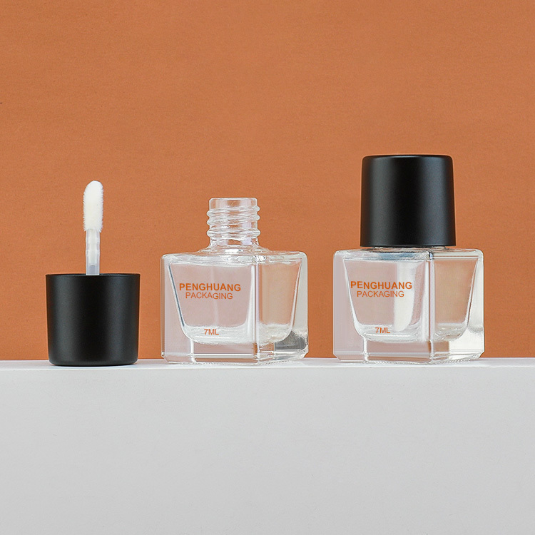 Cosmetic packaging — New hot style transparent 7ml 8ml 10ml lip glaze gloss bottle free sample empty Lip gloss tube liquid lipstick packaging (6)