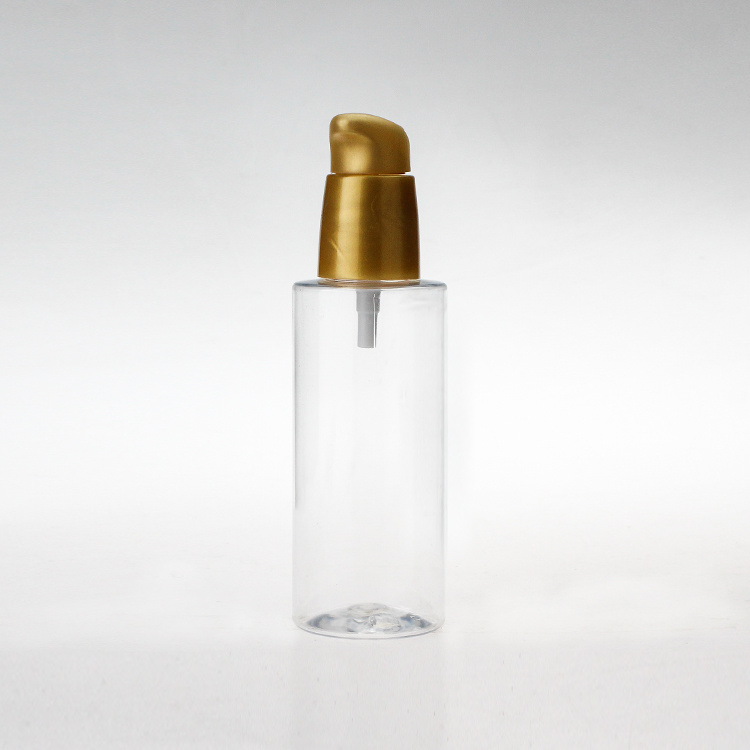 Cosmetic packaging — Factory wholesale 80ml Empty Amber Plastic PET  Dip Pump Bottle (4)