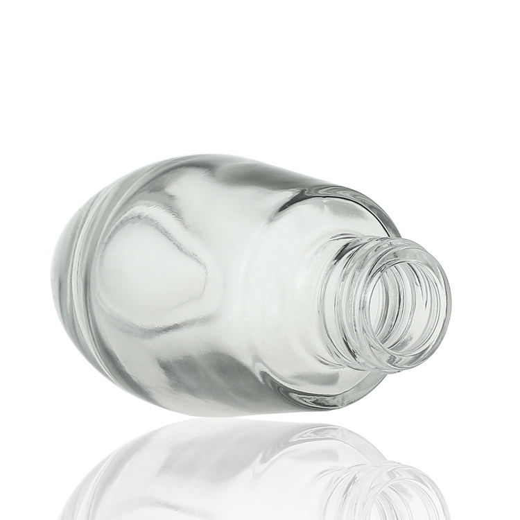 Cosmetic packaging — Luxury 35ml silver glass cosmetic packaging serum bottle with dropper Container Manufacturers (5)