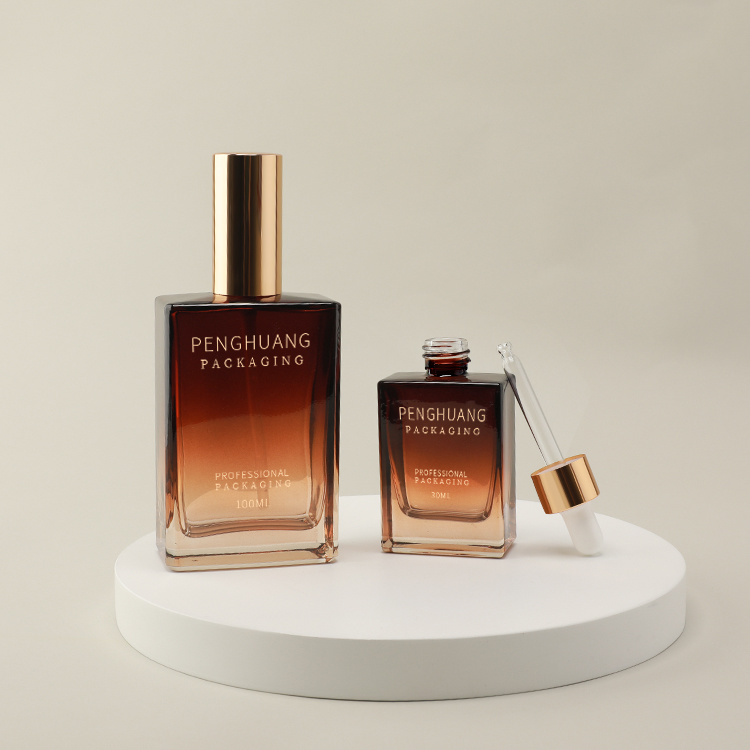 Cosmetic packaging — Hot Selling Wholesale Price Skin Care Serum Bottle 15ml 30ml 50ml Amber Glass Dropper Bottle in Stock (5)
