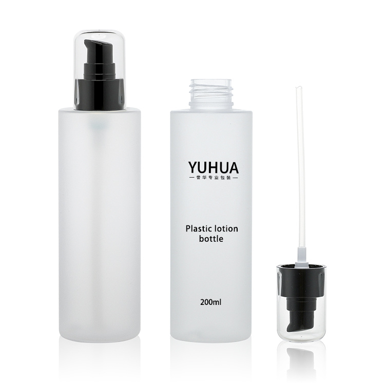 Cosmetic packaging — Frosted Custom 40ml 50ml 60ml 100ml 130ml 150ml 200ml Cleanser Golden Black White Pump PCR PET Bottles (3)