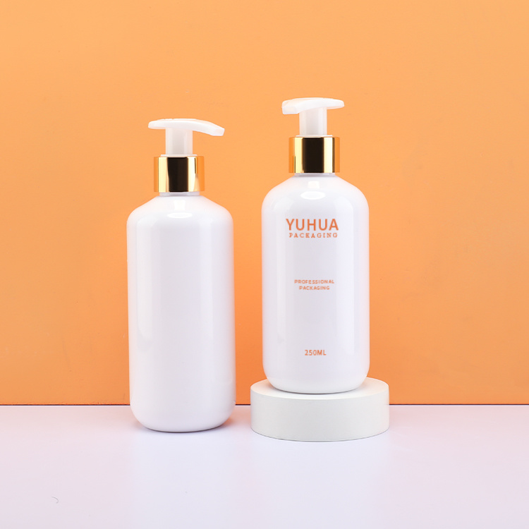 Cosmetic packaging — Professional Custom Skincare Packaging Plastic 120ml 250ml 300ml 500ml Round Bottle for Shampoo Lotion Packaging Bottle (3)