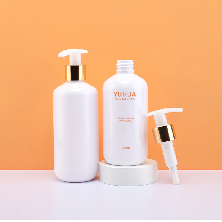 Cosmetic packaging — Professional Custom Skincare Packaging Plastic 120ml 250ml 300ml 500ml Round Bottle for Shampoo Lotion Packaging Bottle (4)