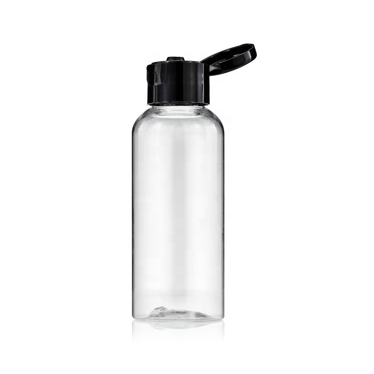 Cosmetic packaging — High-quality transparent 60ml Empty Plastic spray bottle  sanitizer bottle with flip top cap PET cosmetic bottle manufacturer (3)