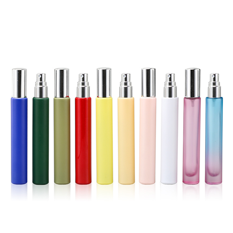 Cosmetic packaging — 10ml Mini Long Empty Round Personal Sample Perfume Oil Glass Bottle Spray (4)